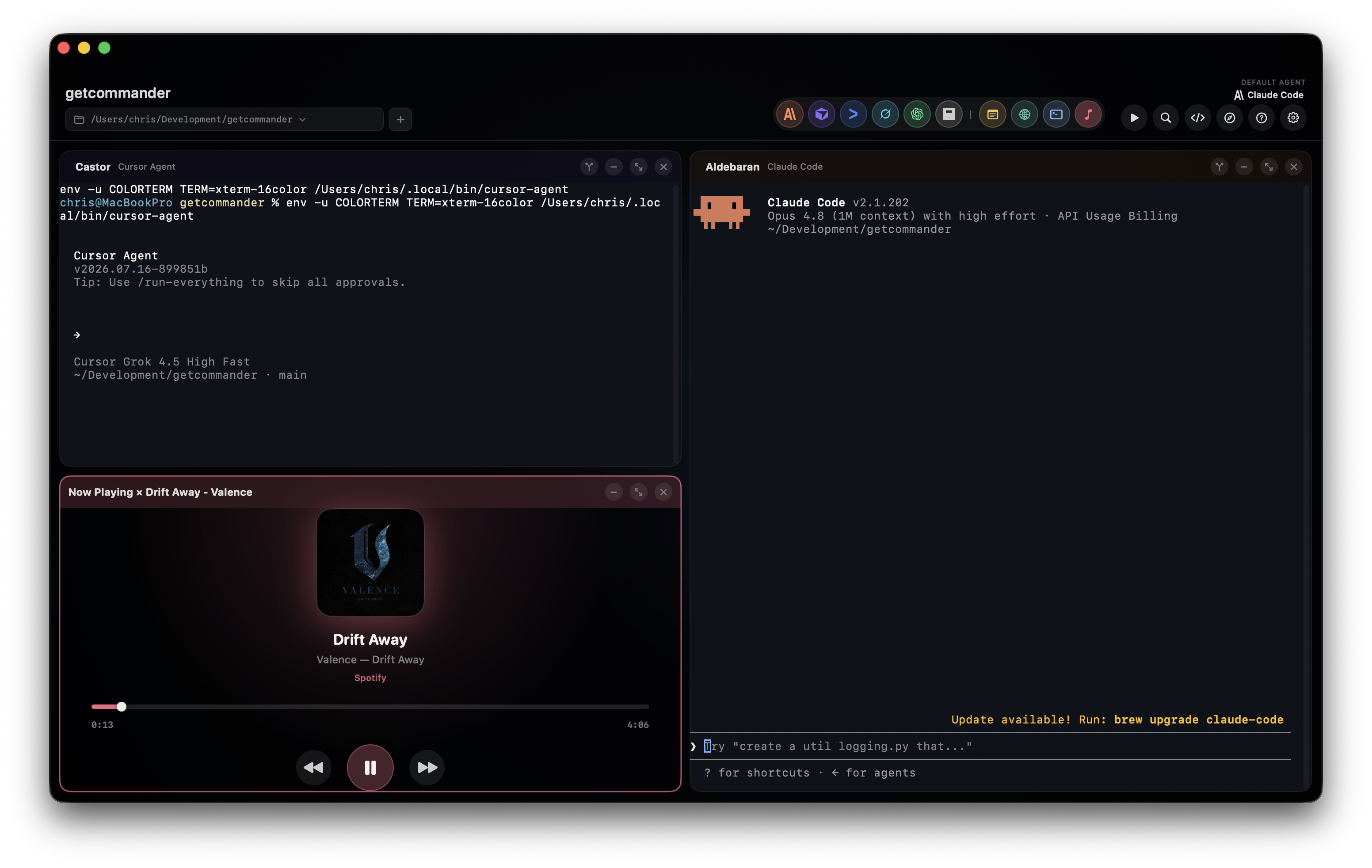 Commander workspace demo preview